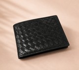 Black Woven Wallet