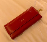 Black Leather Clutch